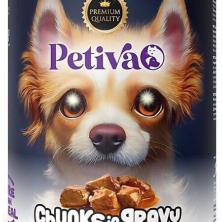 Petiva Biftek Etli Pate Yavru Köpek Konservesi 400 gr